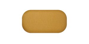 Pender Pin Leg Ashton Weave Upholstery Short Bench – Goldenrod
