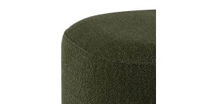 Pender Pin Leg Ashton Weave Upholstery Short Bench – Hunter Green