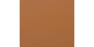 Pender Pin Leg Flat Grain Vegan Faux Leather Short Bench – Caramel