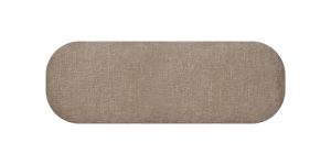 Pender Pin Leg Newport Weave Upholstery Long Bench – Taupe