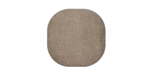 Pender Pin Leg Newport Weave Upholstery Ottoman Stool – Taupe