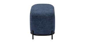 Pender Pin Leg Newport Weave Upholstery Short Bench – Blue