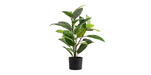 Rubber Tree 29h” Faux Potted Plant