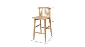 Shaker Counter Stool- Natural