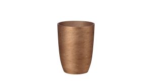 Mineral Small Tapered Vase – Metallic Bronze