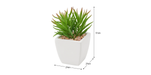 Tapered Mini Faux Succulent Potted Plant – Spike