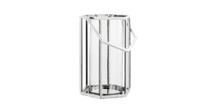 Union Stainless Steel Hexagon 14h Hurricane Lantern (4)