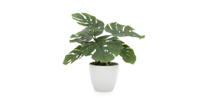 Villa 4.5d” Faux Potted 10″ Plant – Monstera