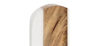 WYATT WOOD AND MARBLE BOOKENDS, S2 (7)