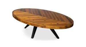 Parq Oval Coffee Table Amber