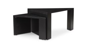 Aton Nesting Coffee Table- Black