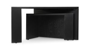 Aton Nesting Coffee Table- Black