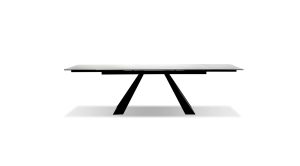 Bridge Dining Table Carrara White