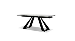 Bridge Dining Table Carrara White