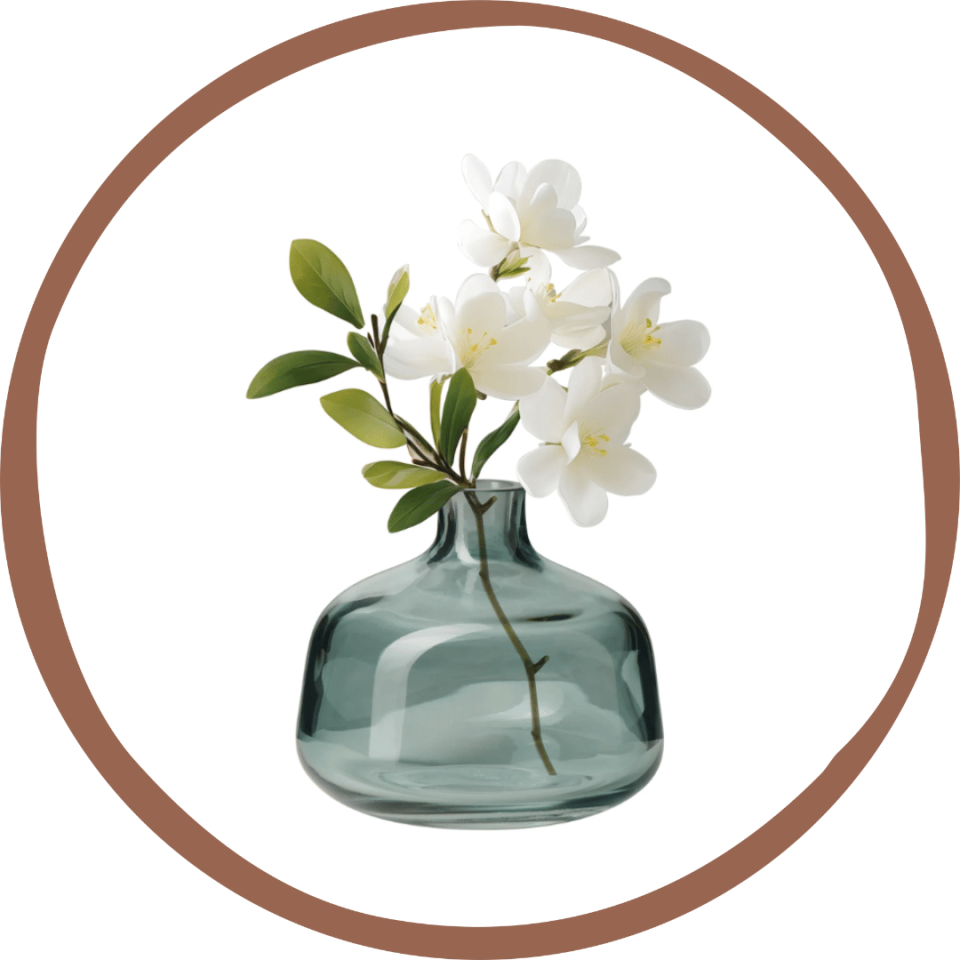 Belle 4h” Glass Bud Vase