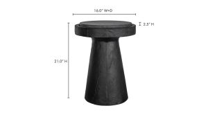 Book Accent Table- Black (4)