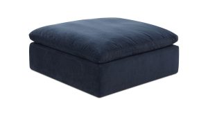 Clay Ottoman Performance Fabric- Sky