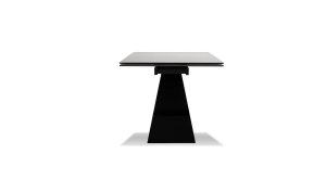 The W Double Extension Dining Table White