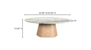 EVELYN COFFEE TABLE-GREEN MARBLE (3)