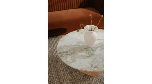 Evelyn Coffee Table-Green Marble