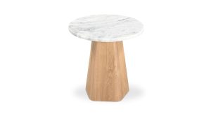 Evelyn Accent Table- White (2)