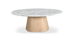 Evelyn Coffee Table-White Marble (1)