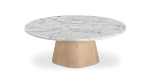 Evelyn Coffee Table-White Marble