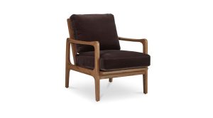 Fearne Accent Chair- Dark Brown