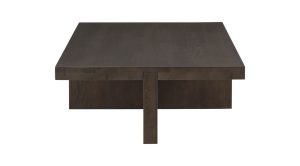 Folke Rectangular Coffee Table- Dark Brown