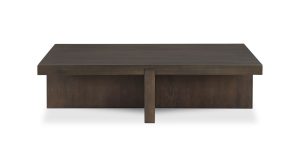 Folke Rectangular Coffee Table- Dark Brown