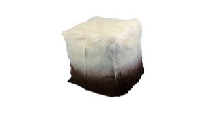 Goat Fur Pouf