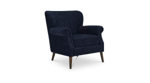 Harriet Accent Chair- Dark Blue