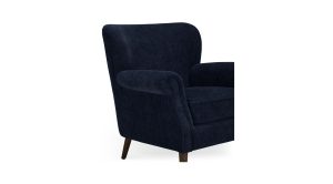 Harriet Accent Chair- Dark Blue