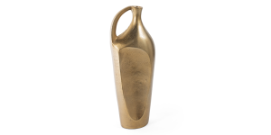 Killian Metal Vase, Large Gold (1)