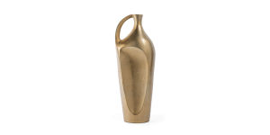 Killian Metal Vase, Large Gold