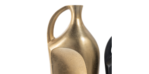 Killian Metal Vase, Large Gold (3)