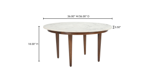 Lark Coffee Table- White (1)