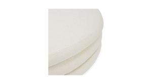 Lowtide Curved Ottoman- White (6)