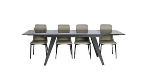 Noire Double Extension Dining Table