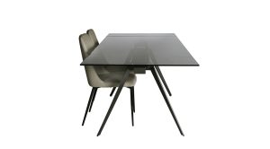 Noire Double Extension Dining Table