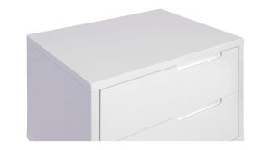 Naples End Table White (1)