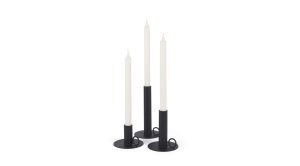 Noir Candle Holder S/4