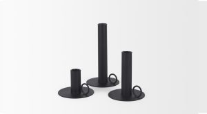 Noir Candle Holder S/4