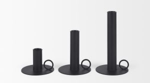 Noir Candle Holder S/4