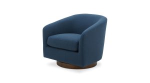 Oscy Swivel Chair- Dark Atlantic (6)