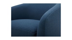 Oscy Swivel Chair- Dark Atlantic