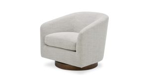 Oscy Swivel Chair- Splashed White (10)