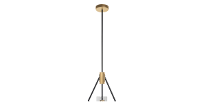 PENDANT LIGHTSEliana Pendant, Black And Brass (10)