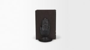 Praying Hands Bookends Bronze