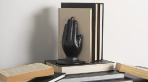 Praying Hands Bookends Bronze